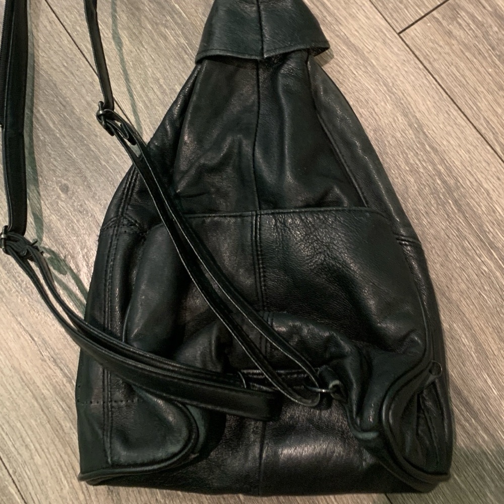 Beautiful genuine leather backpack